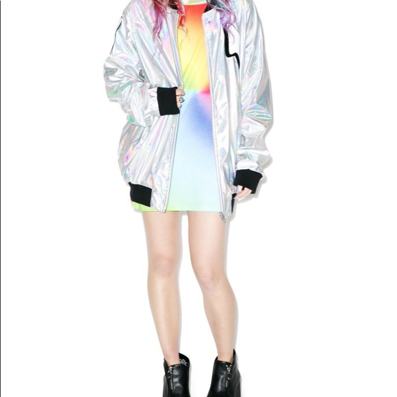 dollskill holo oversized jacket - Picture 3 of 3